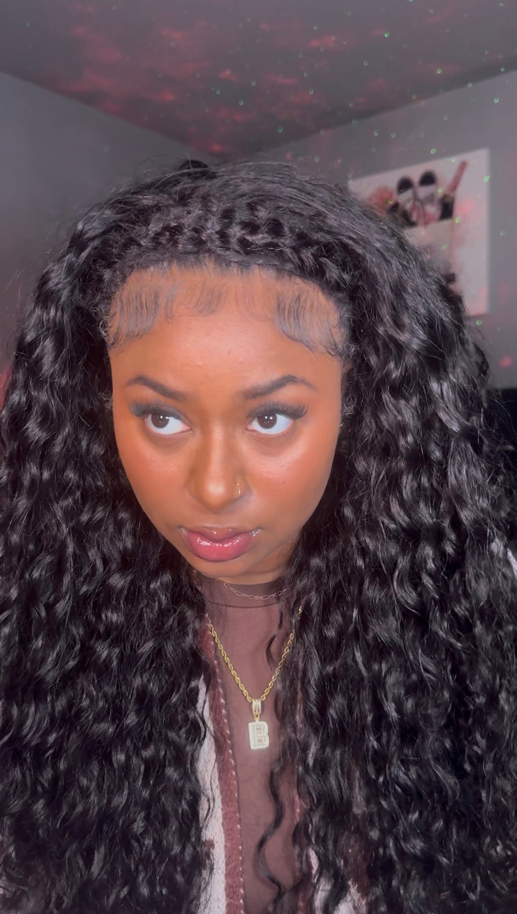 Celie Hair 24” Beach Curly Human Hair Half Wig | 250% Density | Pre-Loved