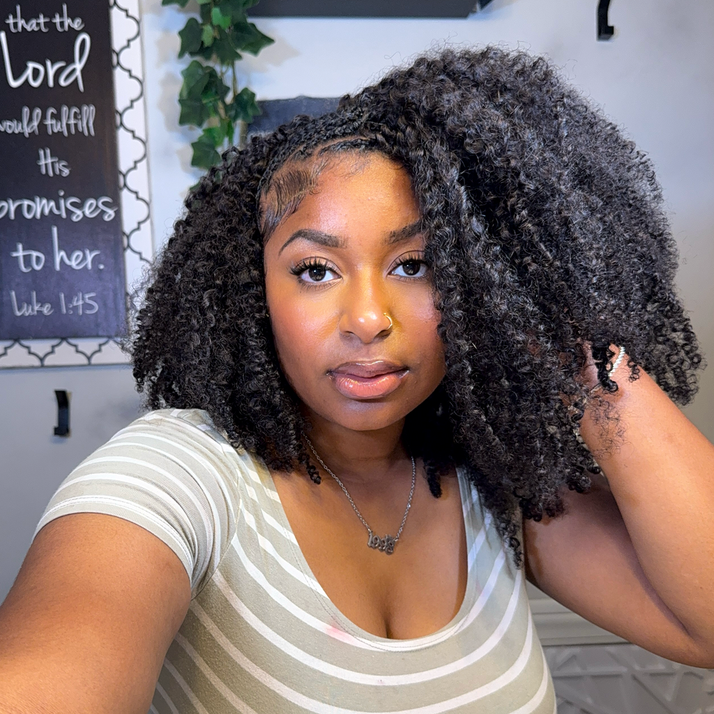 Ywigs 20” Kinky Curly Human Hair Feather Crochet | NEW | SOLD PER PACK