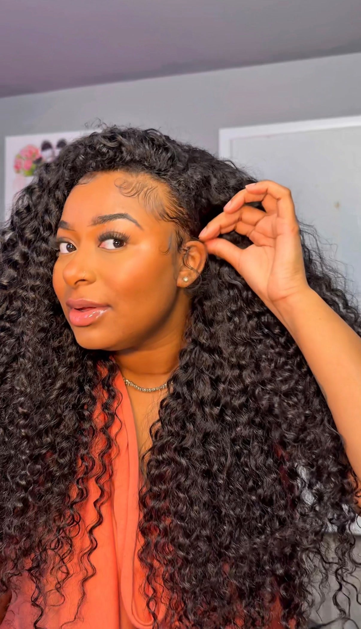 OQ 26” Water Wave 250% Density Wear & Go Half Wig | Luxe Rewear