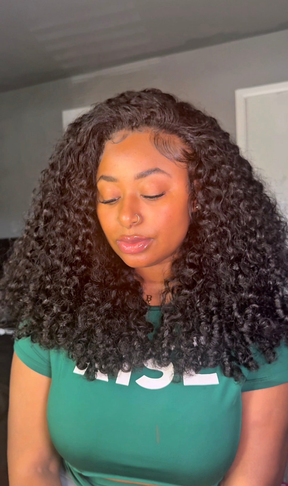 ISEE HAIR Burmese Curly Wear Go Half Wig 250% Density