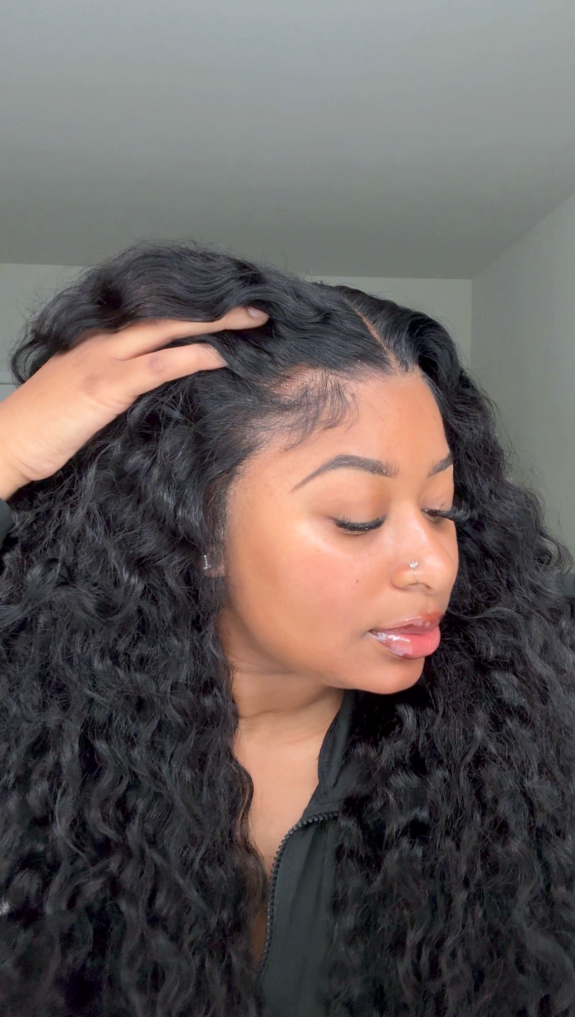 28” Subella 13x6 Deep Wave Lace Front Human Hair Wig