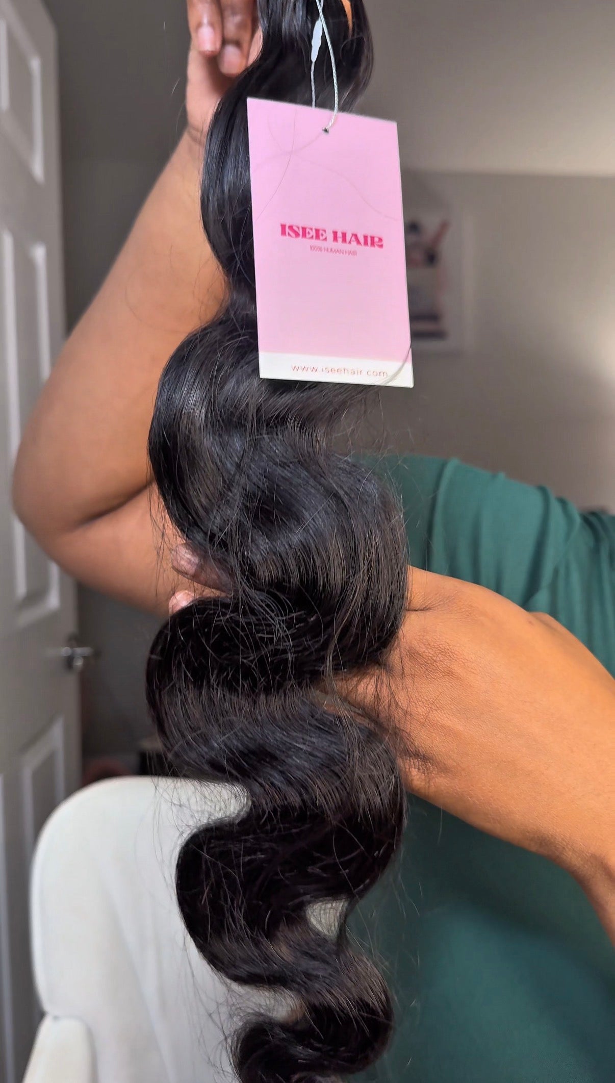 ISEE Hair 24” Body Wave Mermaid Braids Human Hair Crochet | NEW • SOLD PER PACK
