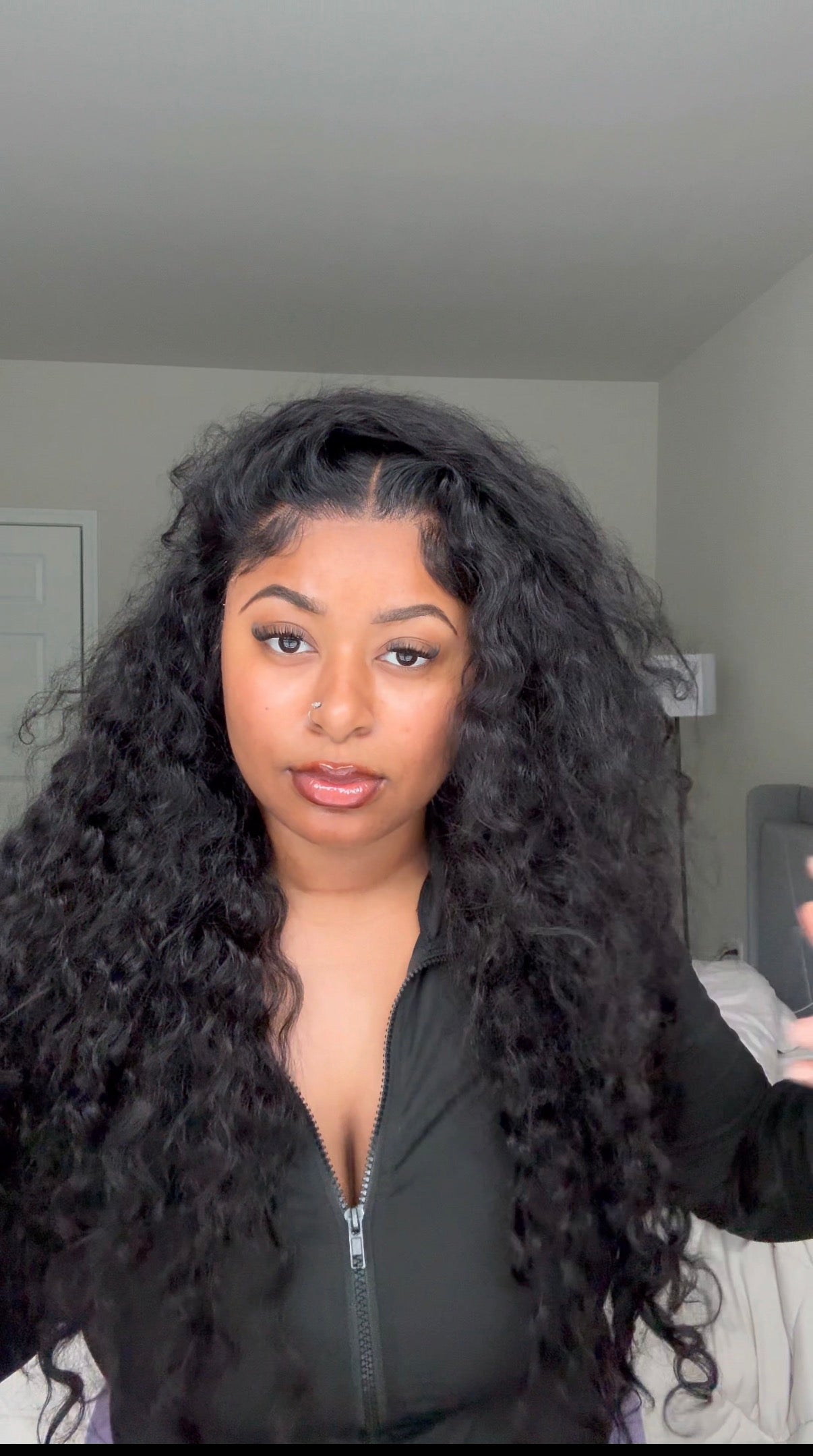28” Subella 13x6 Deep Wave Lace Front Human Hair Wig