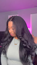 UNice 250% Density Kinky Straight V-Part Wig 24”