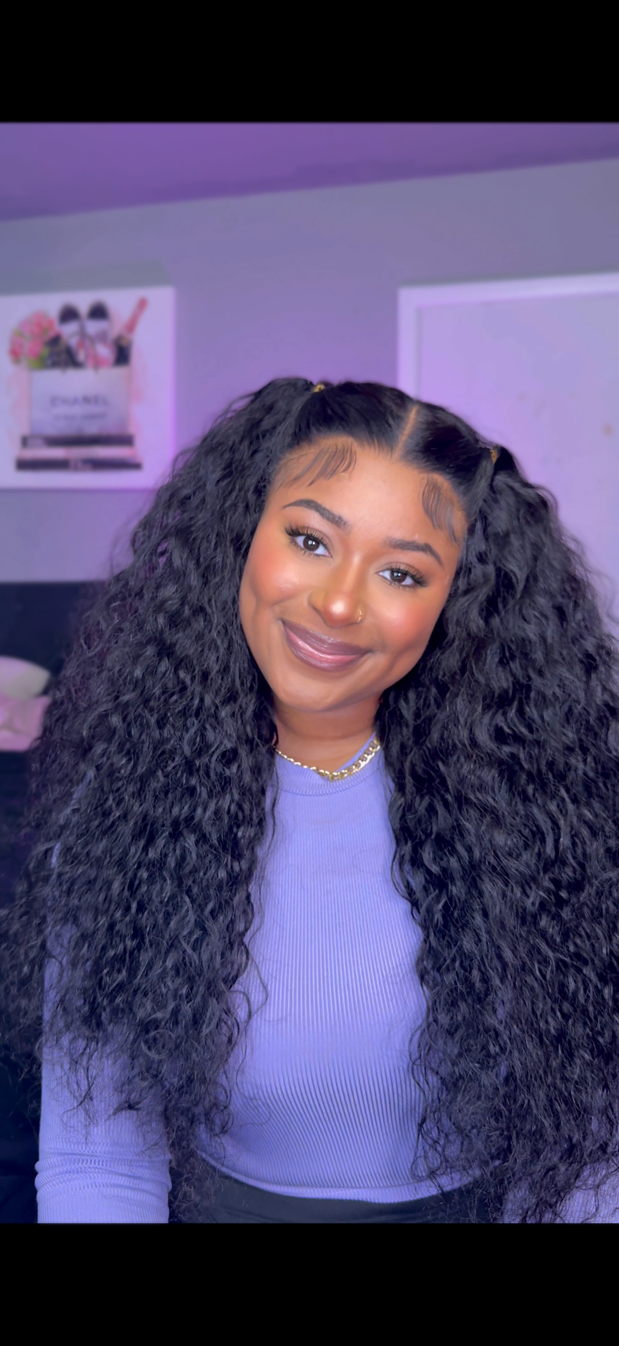 UNice Water Wave Glueless Wig 7x5 HD Lace 24in