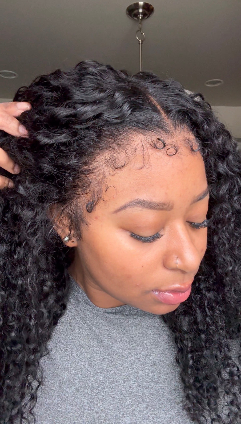 Ashimary 22” New Born Kinky Curly 360 Lace Wig | 180% Density