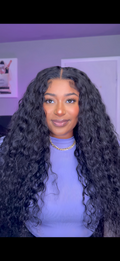 UNice Water Wave Glueless Wig 7x5 HD Lace 24in