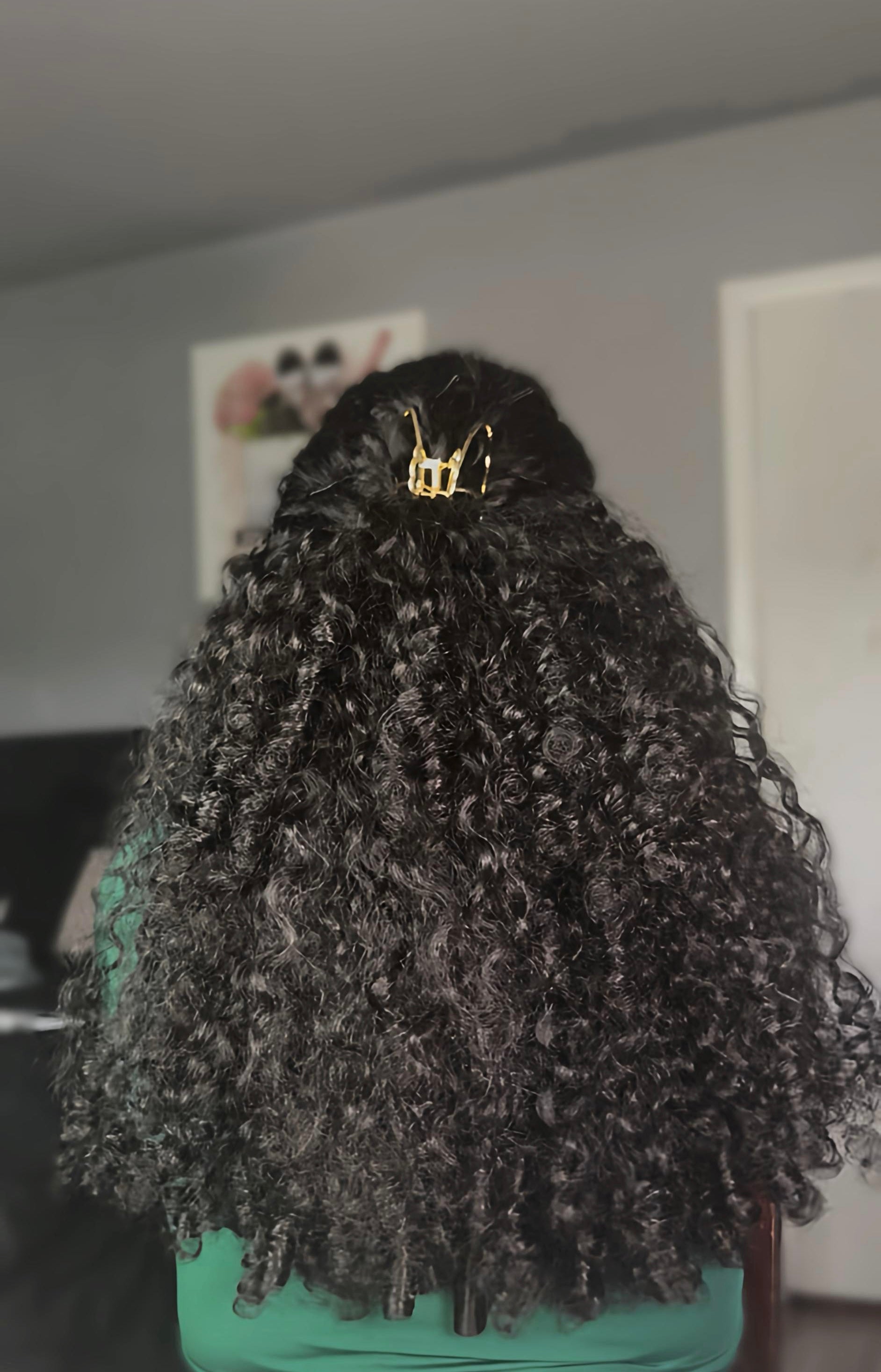 ISEE HAIR Burmese Curly Wear Go Half Wig 250% Density