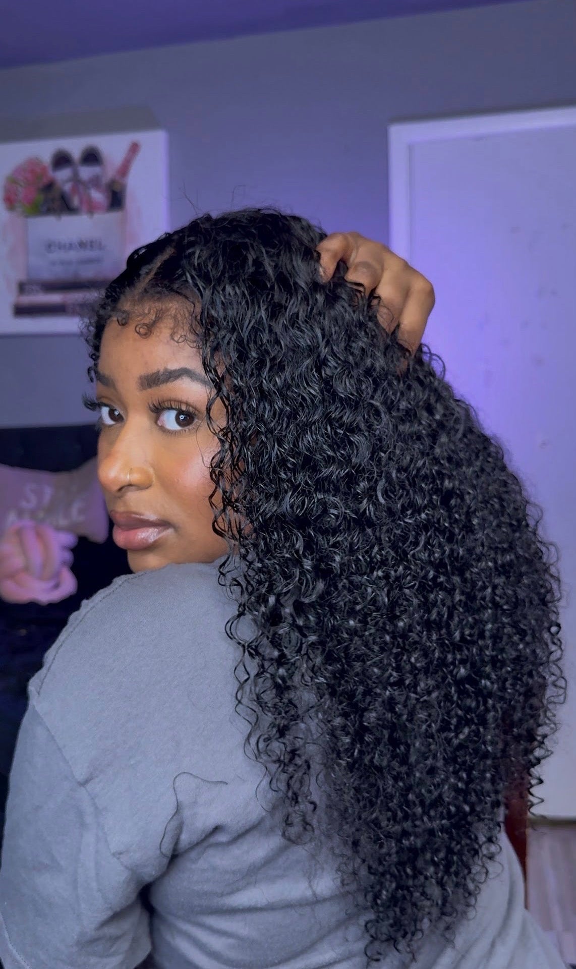 Ashimary 22” New Born Kinky Curly 360 Lace Wig | 180% Density