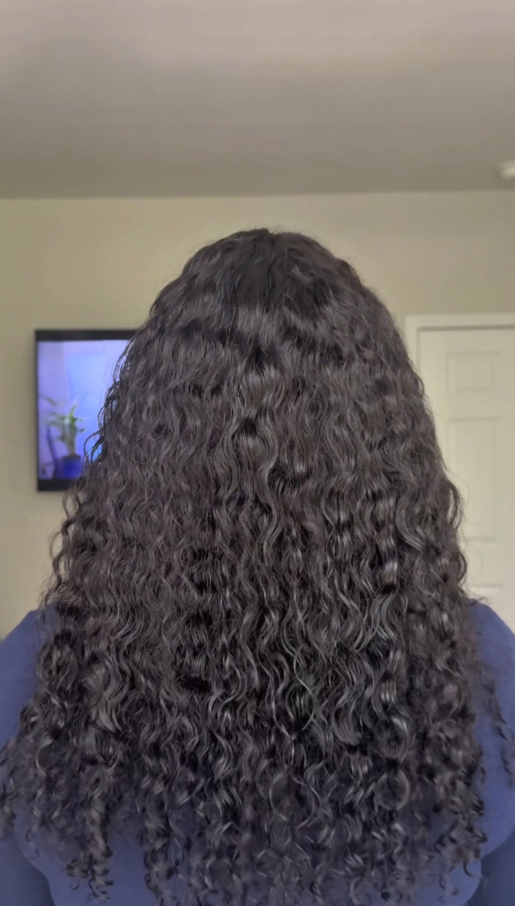 Cute Bein Hair 18” Burmese Curly Half Wig