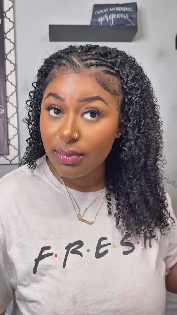 QVR 18” Tight Curly Human Hair Feather Crochet | NEW | SOLD PER PACK