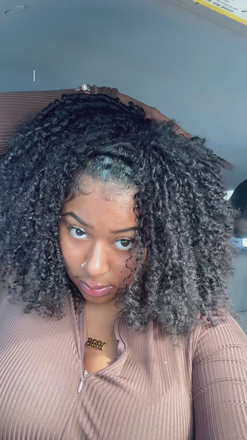 BGMgirl 20” Afro Curly Half Wig | Luxe Rewear