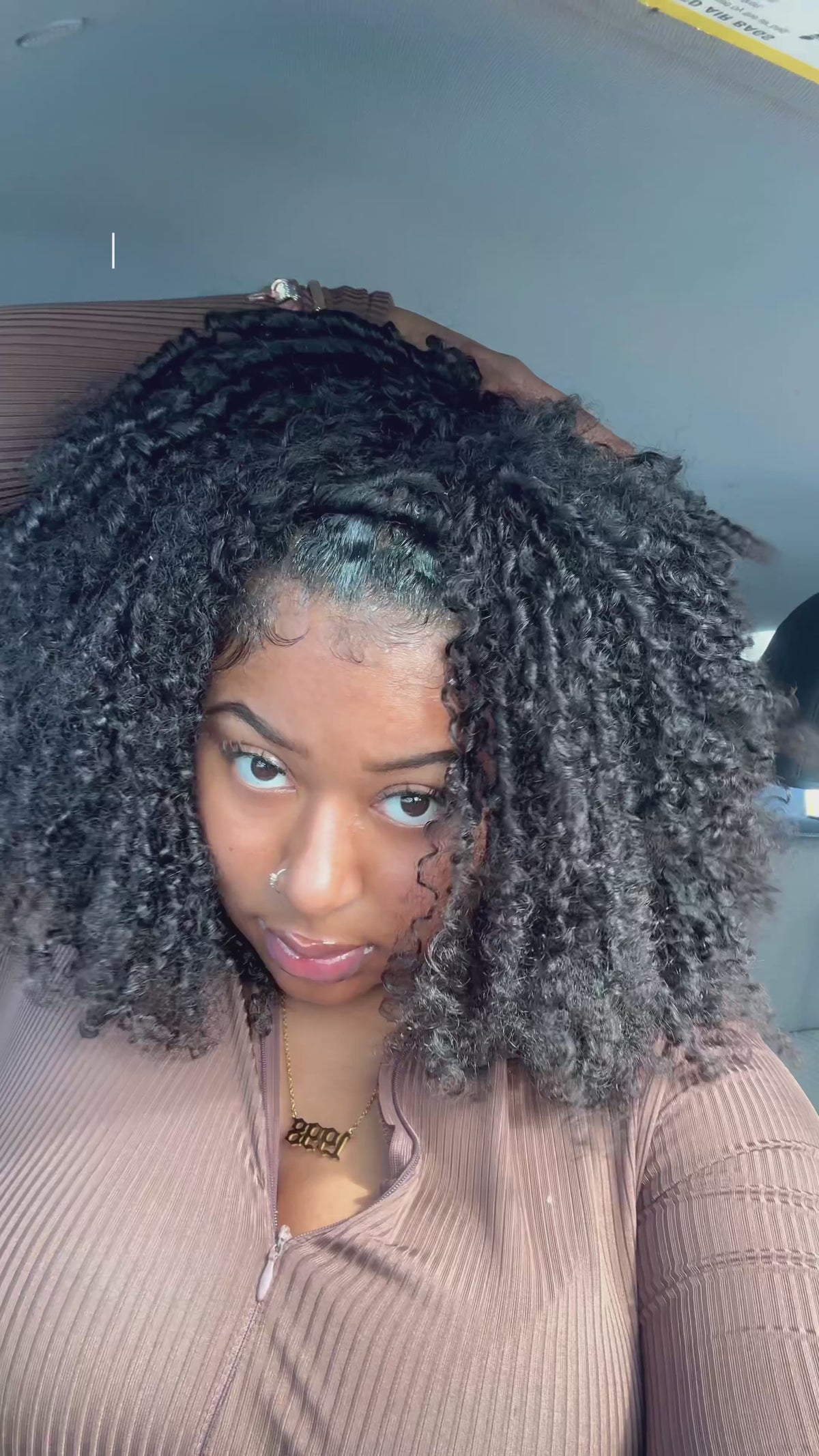 BGMgirl 20” Afro Curly Half Wig | Luxe Rewear