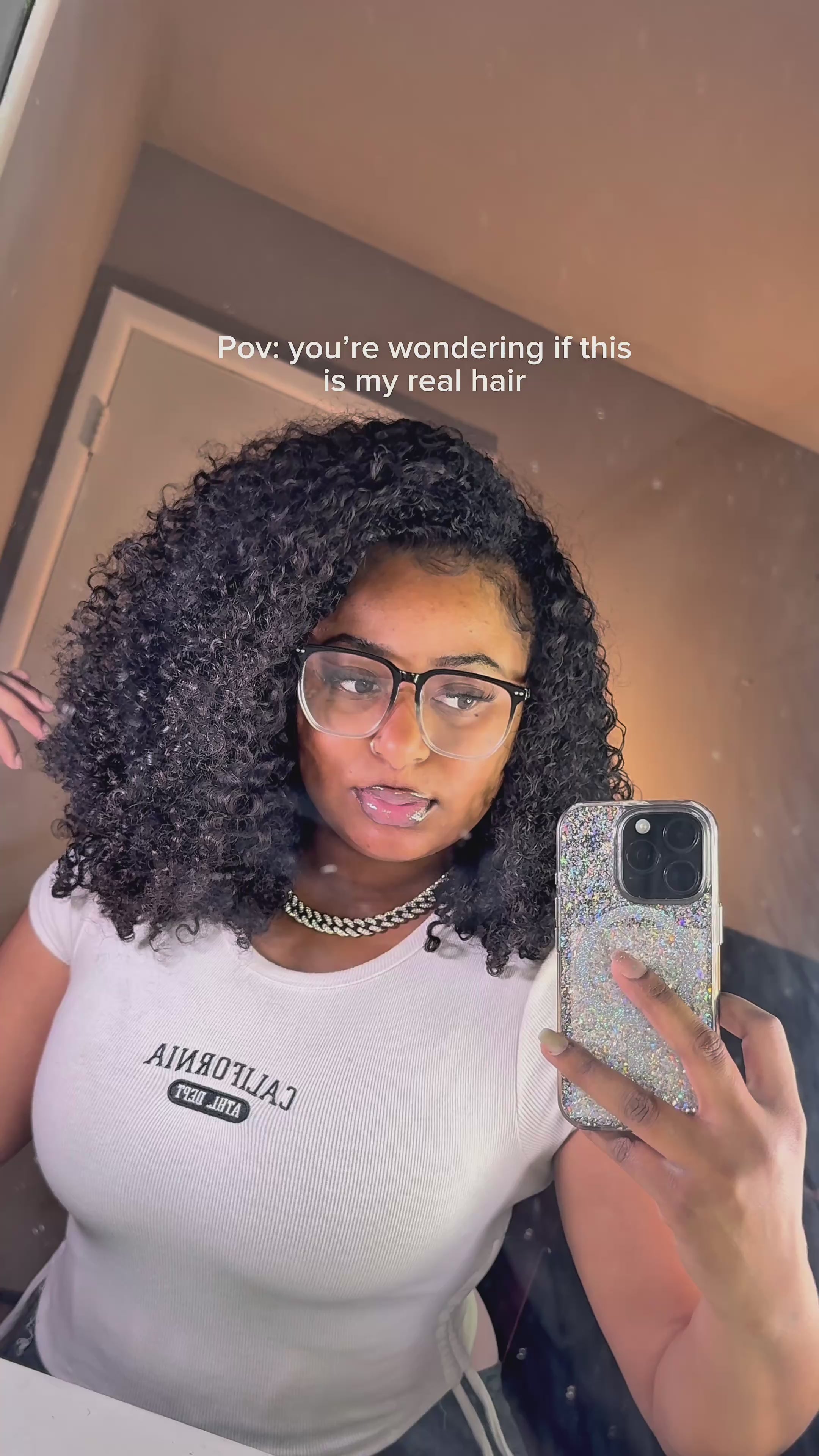 ISEE Hair 250% Kinky Curly Half Wig 18”