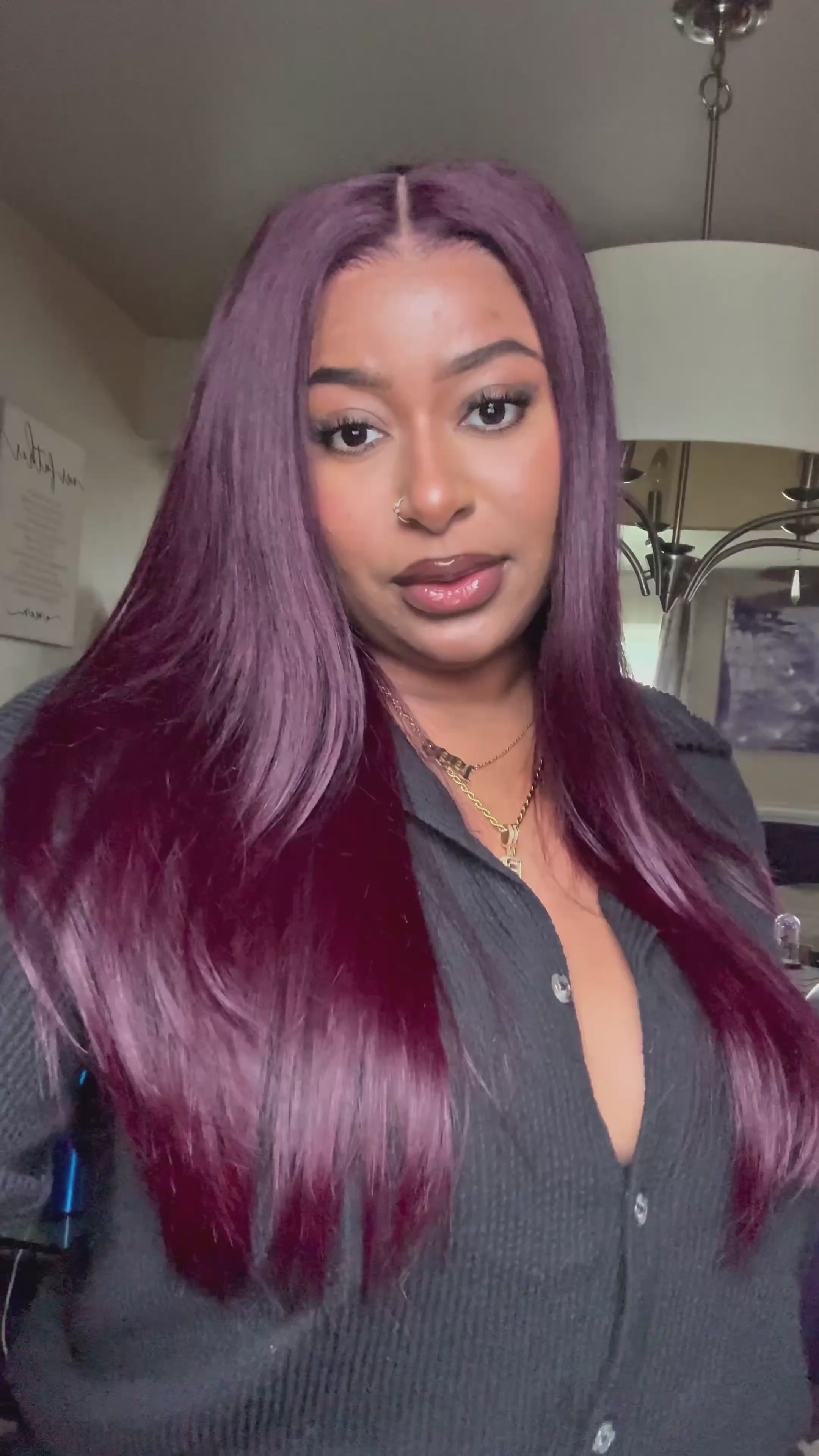 ISEE Black Cherry 7×5 Wear & Go Glueless Wig | 22”