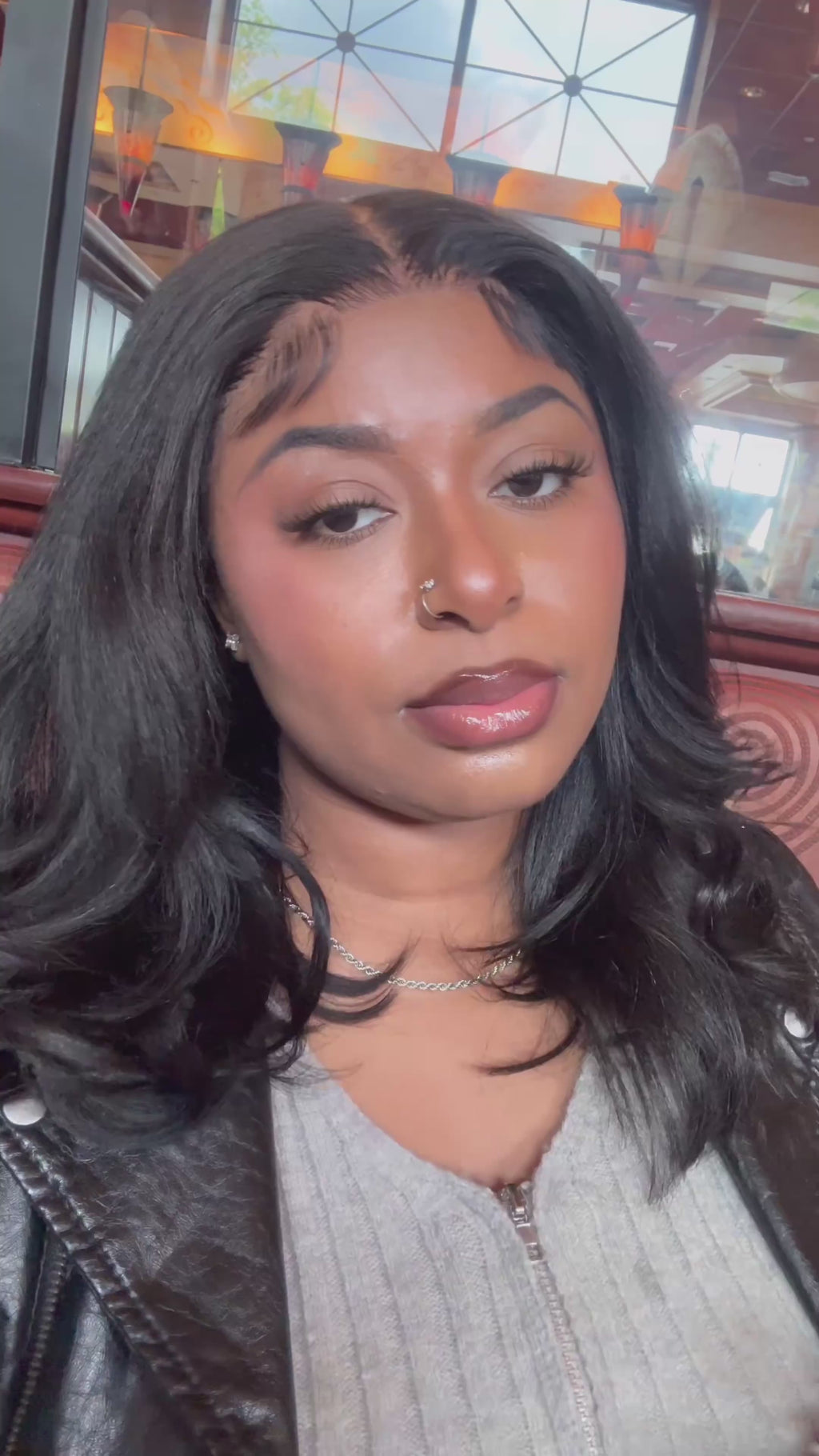 UNice 14” Glueless Yaki Bob Wig